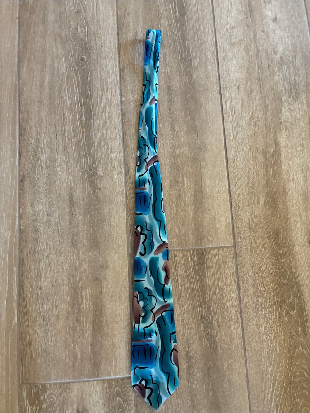 100% Silk J Garcia Wake to Music Tie